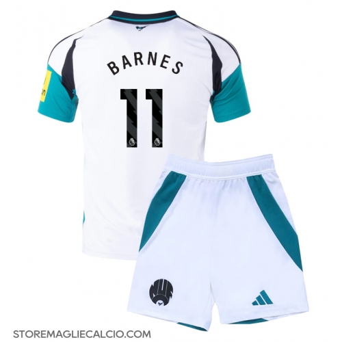 Newcastle United Harvey Barnes #11 Maglia Gara Terza Repliche 2024-25 Bambino Maniche Corte Newcastle United Harvey Barnes #11 Maglia Gara Terza Repliche 2024-25 Bambino Maniche Corte